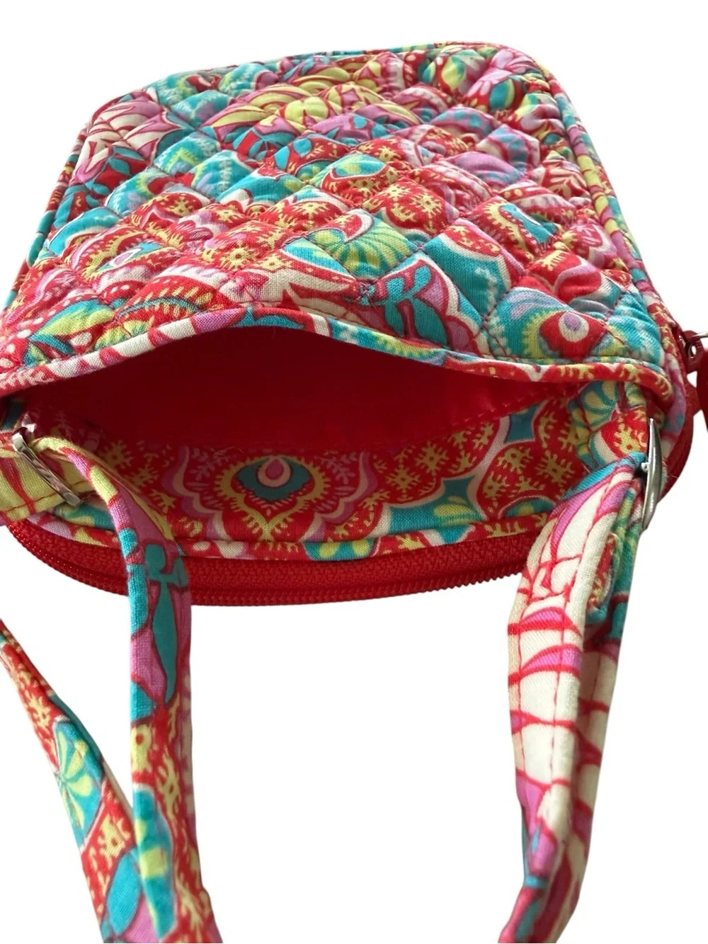 Vera Bradley Mini Hipster Crossbody Bag Paisley in Paradise Quilted Floral NWT